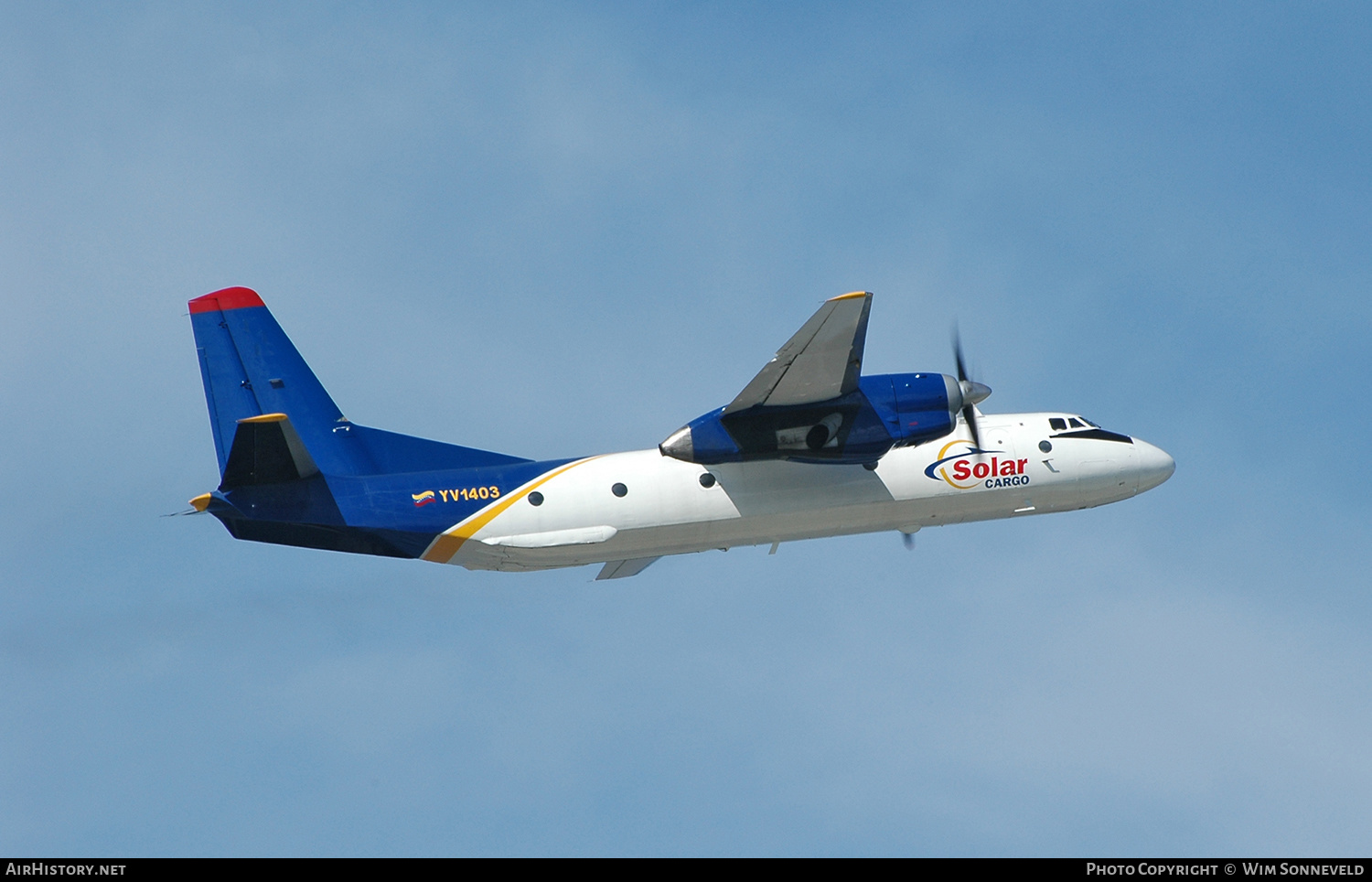 Aircraft Photo of YV1403 | Antonov An-26 | Solar Cargo | AirHistory.net #647184