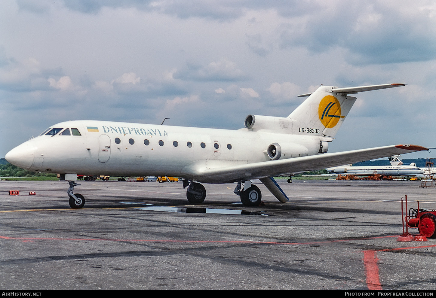 Aircraft Photo of UR-88203 | Yakovlev Yak-40 | Dniproavia | AirHistory.net #647195