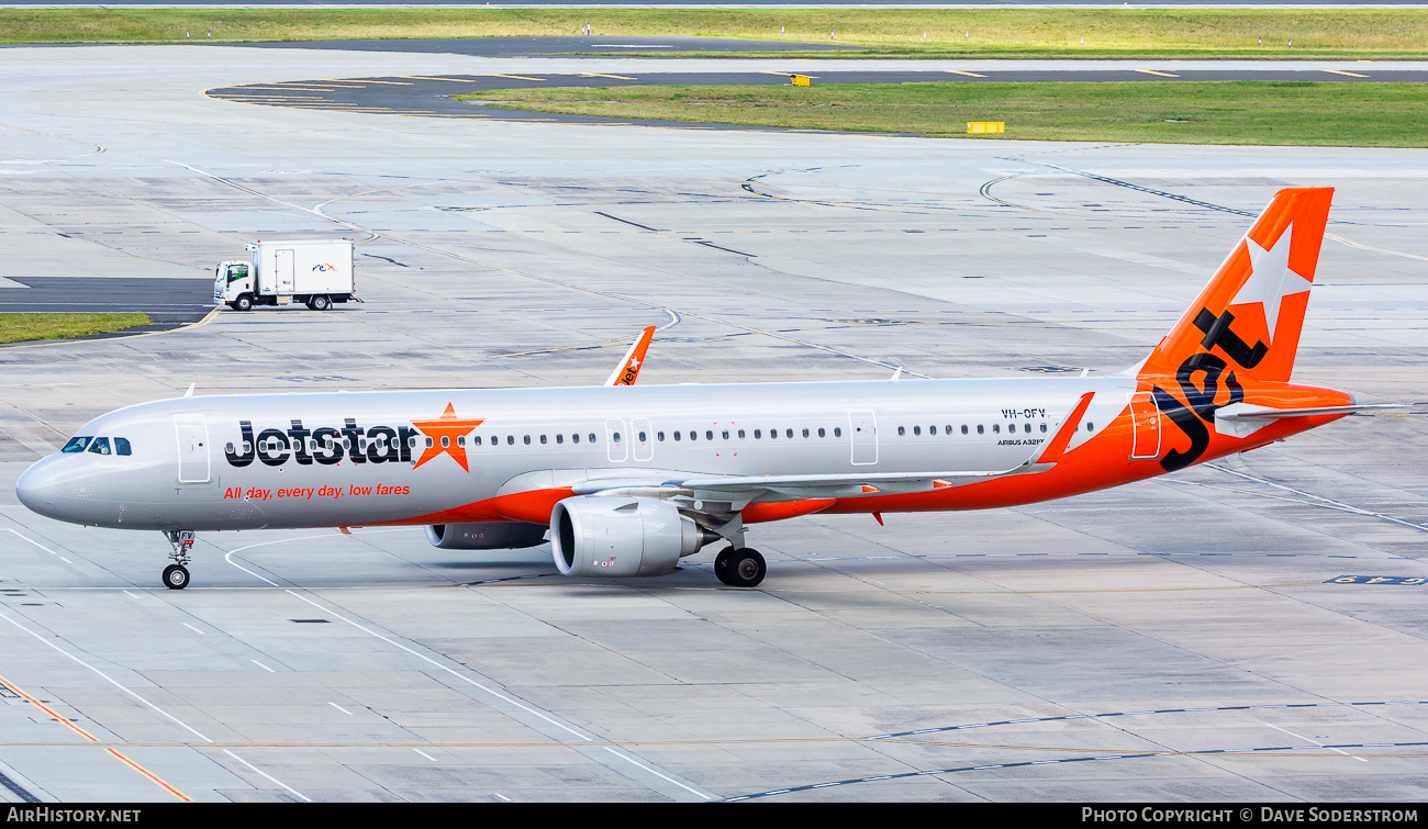 Aircraft Photo of VH-OFV | Airbus A321-251NX | Jetstar Airways | AirHistory.net #647207