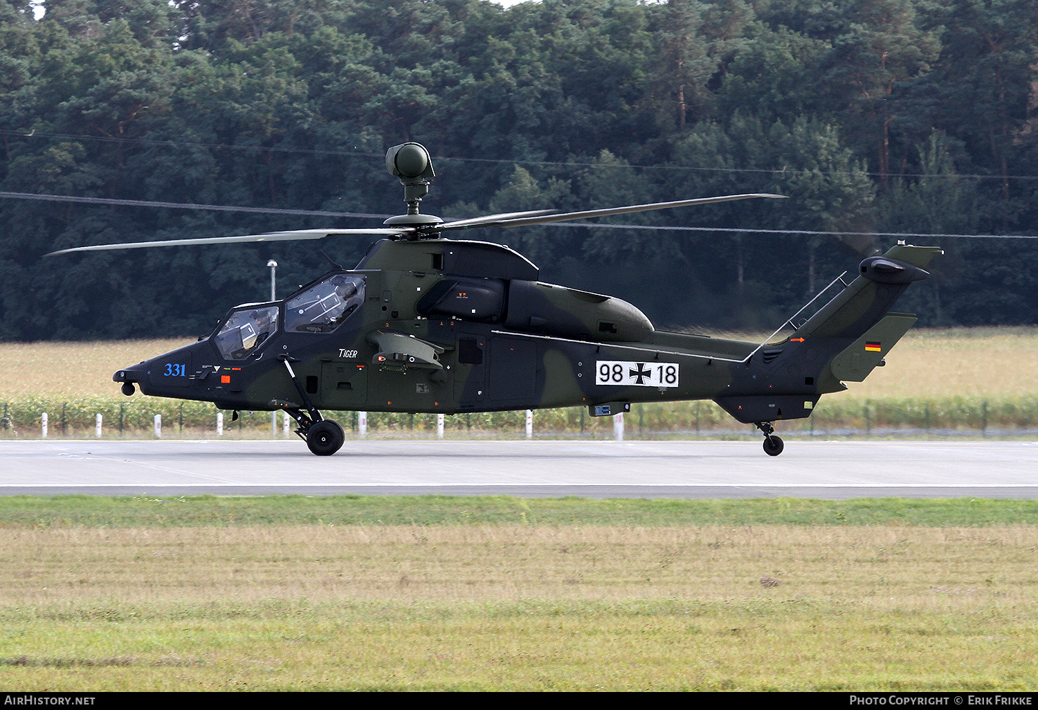 Aircraft Photo of 9818 | Eurocopter EC-665 Tiger UHT | Germany - Air Force | AirHistory.net #647239