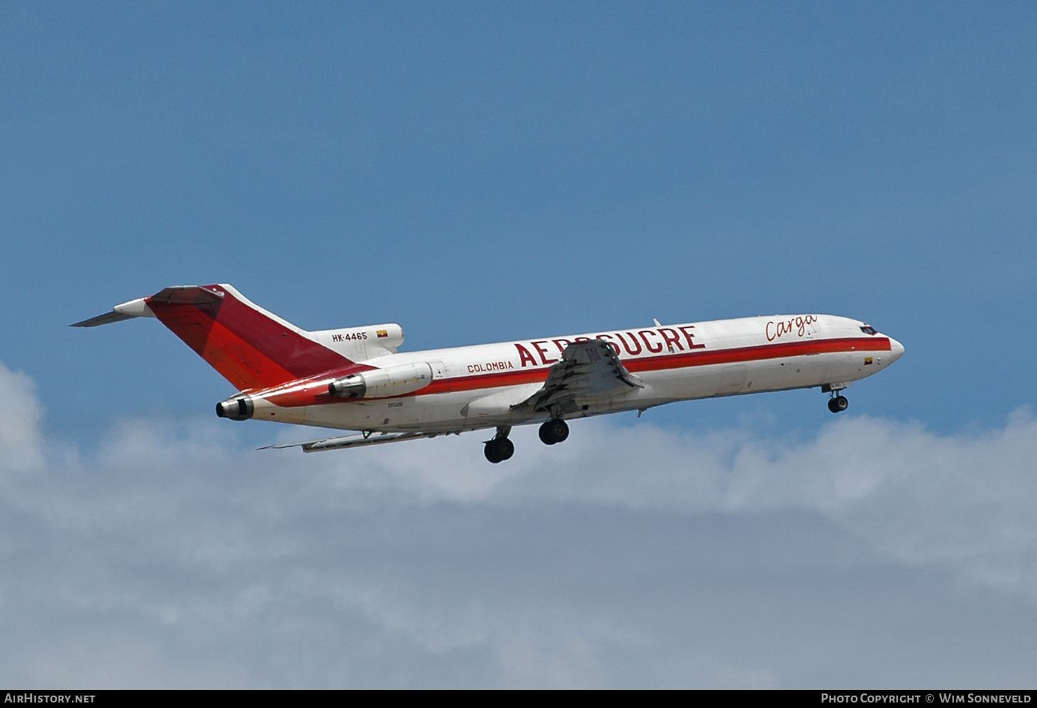 Aircraft Photo of HK-4465 | Boeing 727-222(F) | Aerosucre Cargo | AirHistory.net #647252