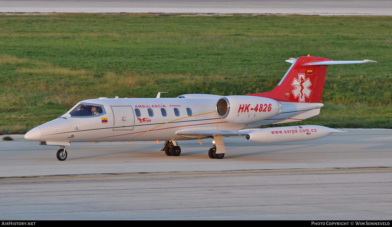 Aircraft Photo of HK-4826 | Gates Learjet 35A | SARPA - Servicios Aéreos Panamericanos | AirHistory.net #647254