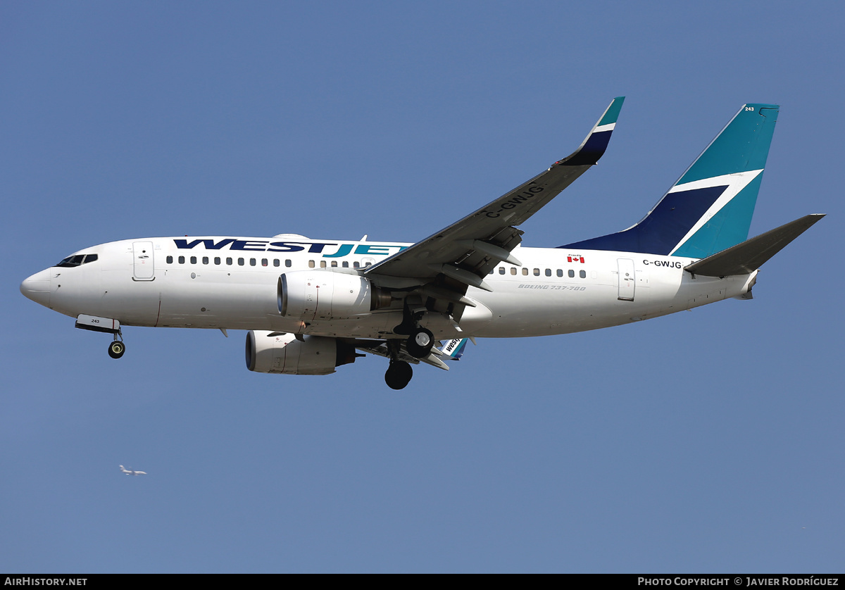 Aircraft Photo of C-GWJG | Boeing 737-7CT | WestJet | AirHistory.net #647258