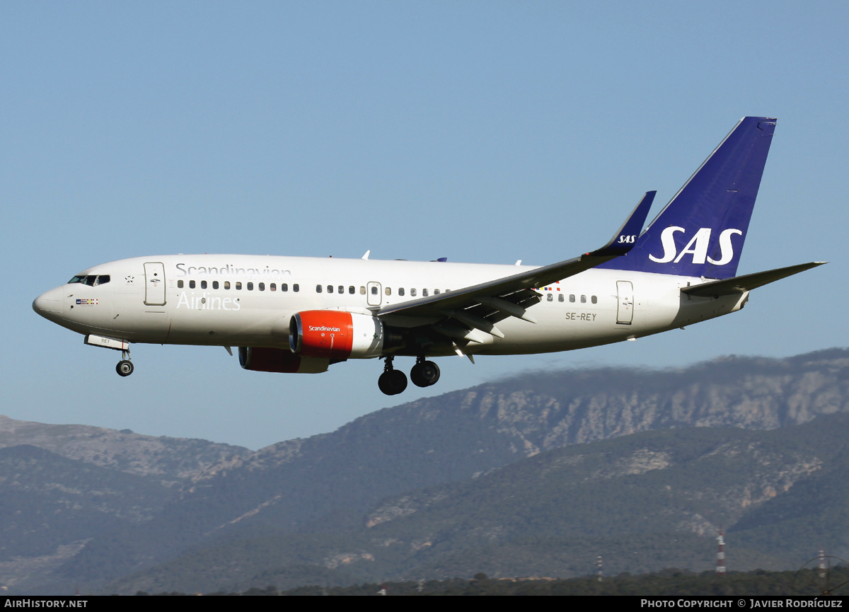 Aircraft Photo of SE-REY | Boeing 737-76N | Scandinavian Airlines - SAS | AirHistory.net #647263