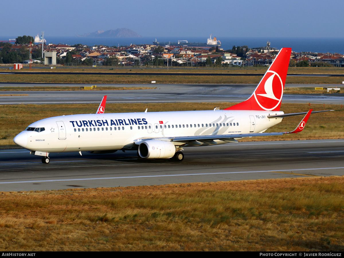 Aircraft Photo of TC-JVI | Boeing 737-8F2 | Turkish Airlines | AirHistory.net #647268