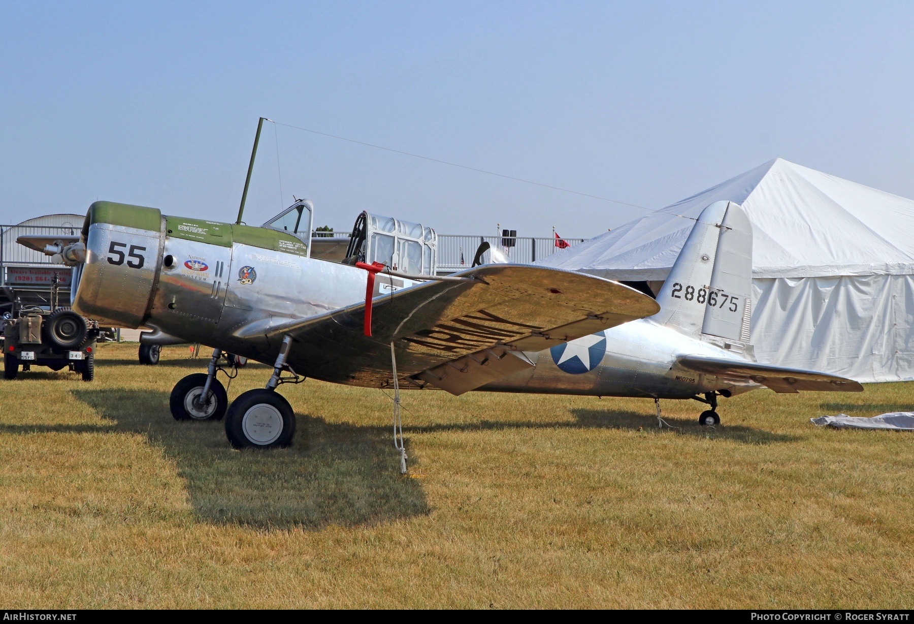 Aircraft Photo of N60795 / 42-88675 | Vultee BT-13A Valiant | USA - Air Force | AirHistory.net #647287