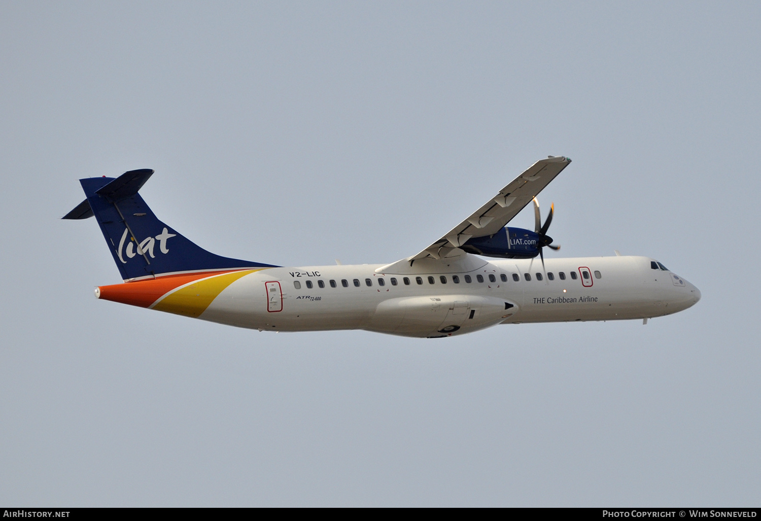 Aircraft Photo of V2-LIC | ATR ATR-72-600 (ATR-72-212A) | LIAT - Leeward Islands Air Transport | AirHistory.net #647294