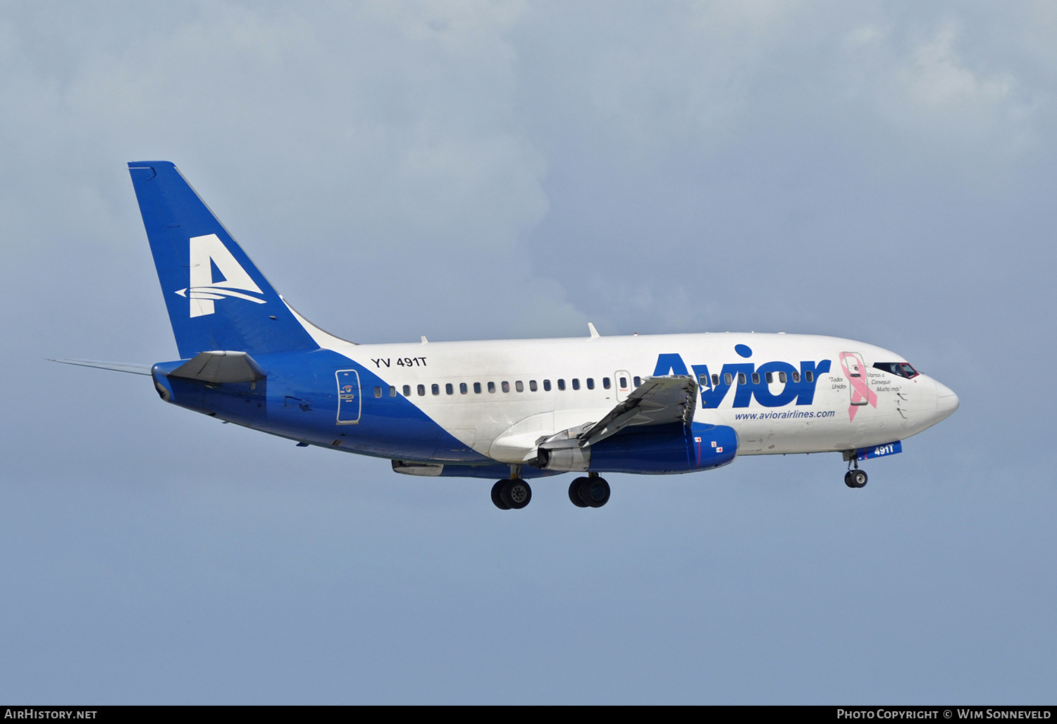 Aircraft Photo of YV491T | Boeing 737-2T5/Adv | Avior Airlines | AirHistory.net #647301