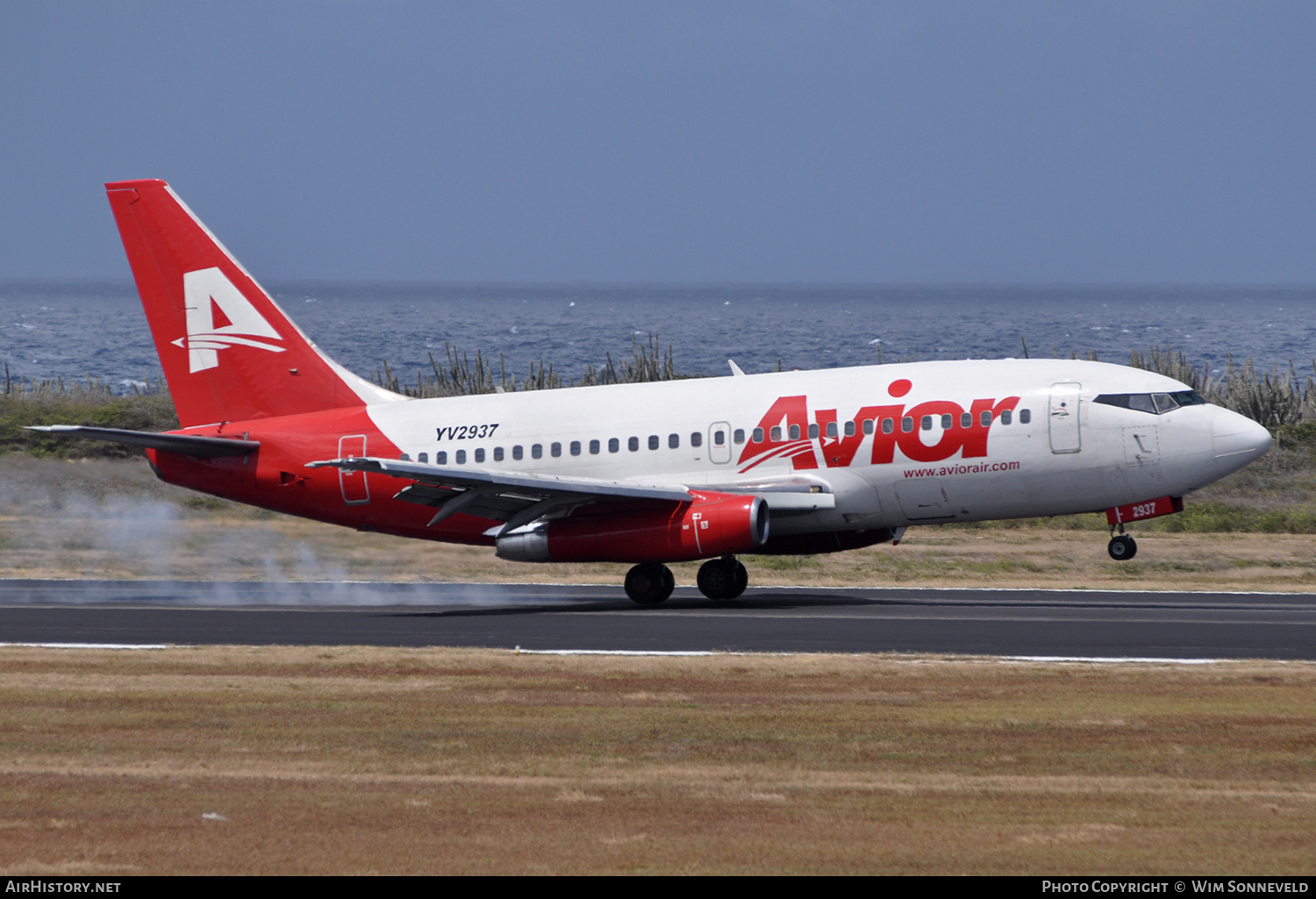 Aircraft Photo of YV2937 | Boeing 737-2Y5/Adv | Avior Airlines | AirHistory.net #647303