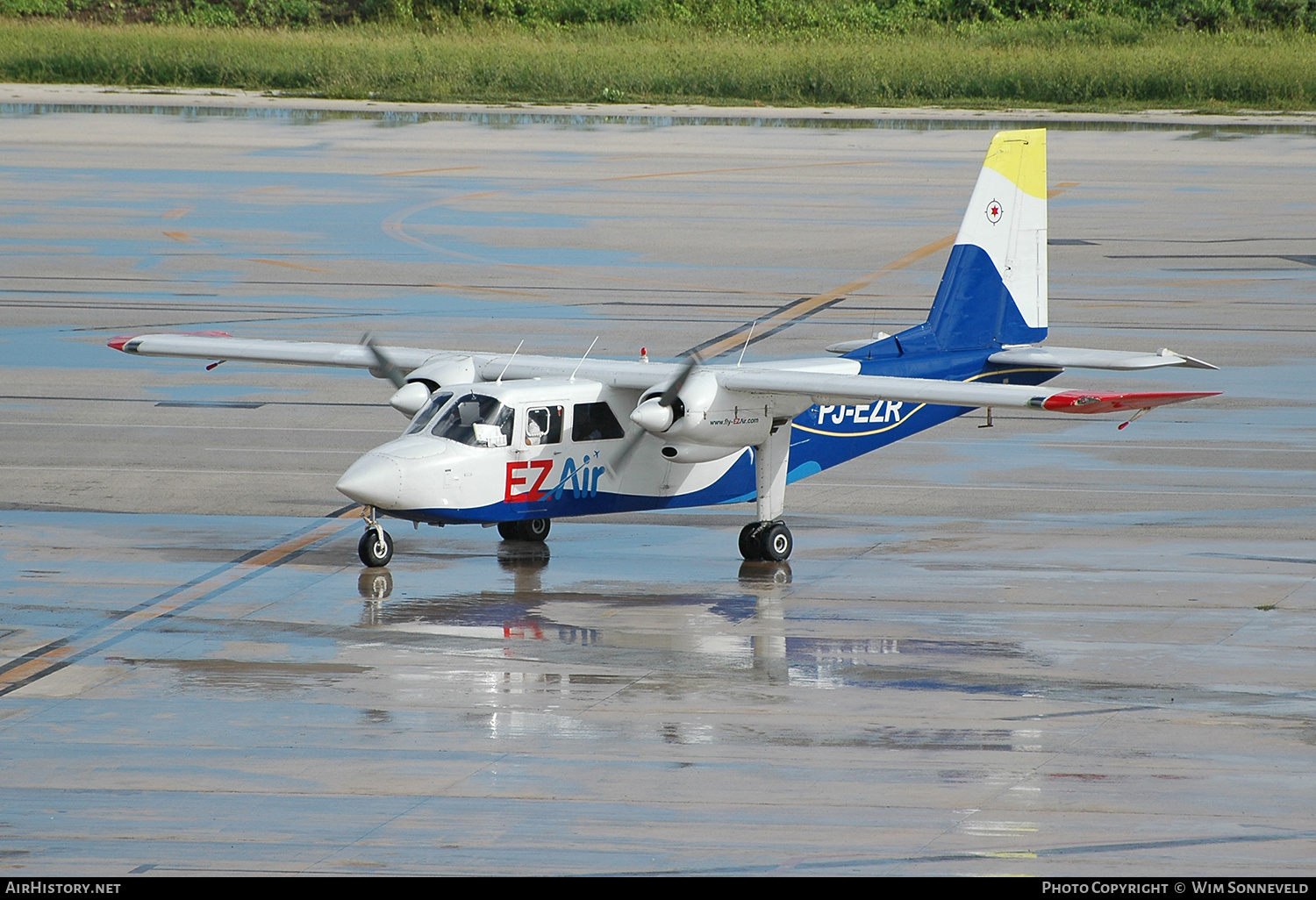 Aircraft Photo of PJ-EZR | Britten-Norman BN-2A-26 Islander | EZAir | AirHistory.net #647305