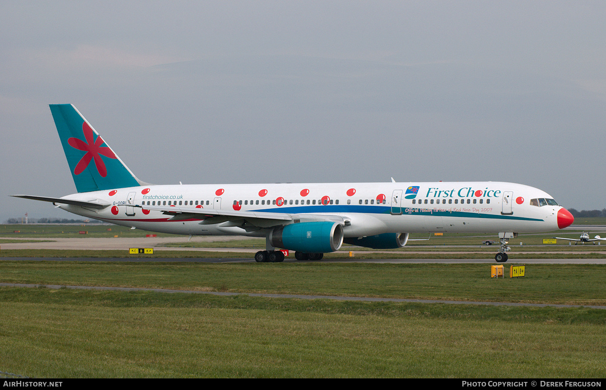 Aircraft Photo of G-OOBI | Boeing 757-2B7 | First Choice Airways | AirHistory.net #647309