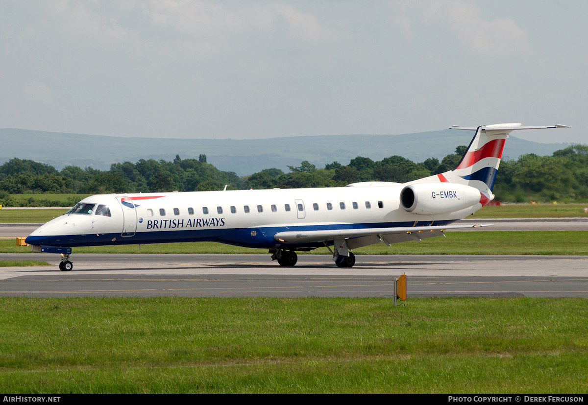 Aircraft Photo of G-EMBK | Embraer ERJ-145EU (EMB-145EU) | British Airways | AirHistory.net #647311