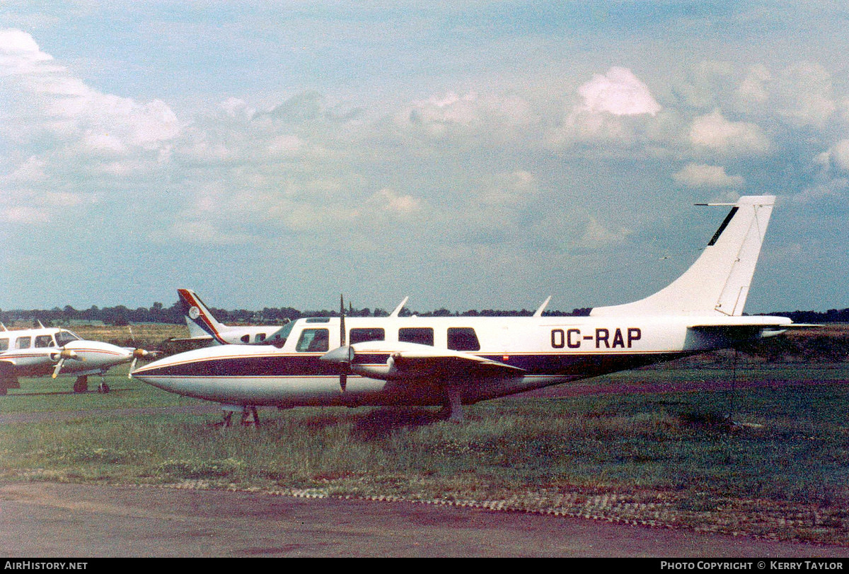Aircraft Photo of OO-RAP | Ted Smith Aerostar 601 | AirHistory.net #647323