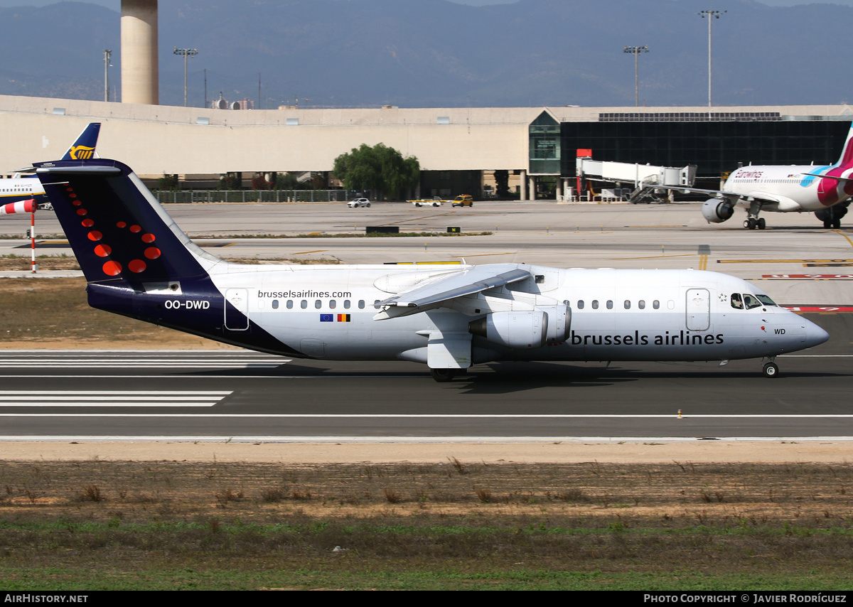 Aircraft Photo of OO-DWD | British Aerospace Avro 146-RJ100 | Brussels Airlines | AirHistory.net #647379