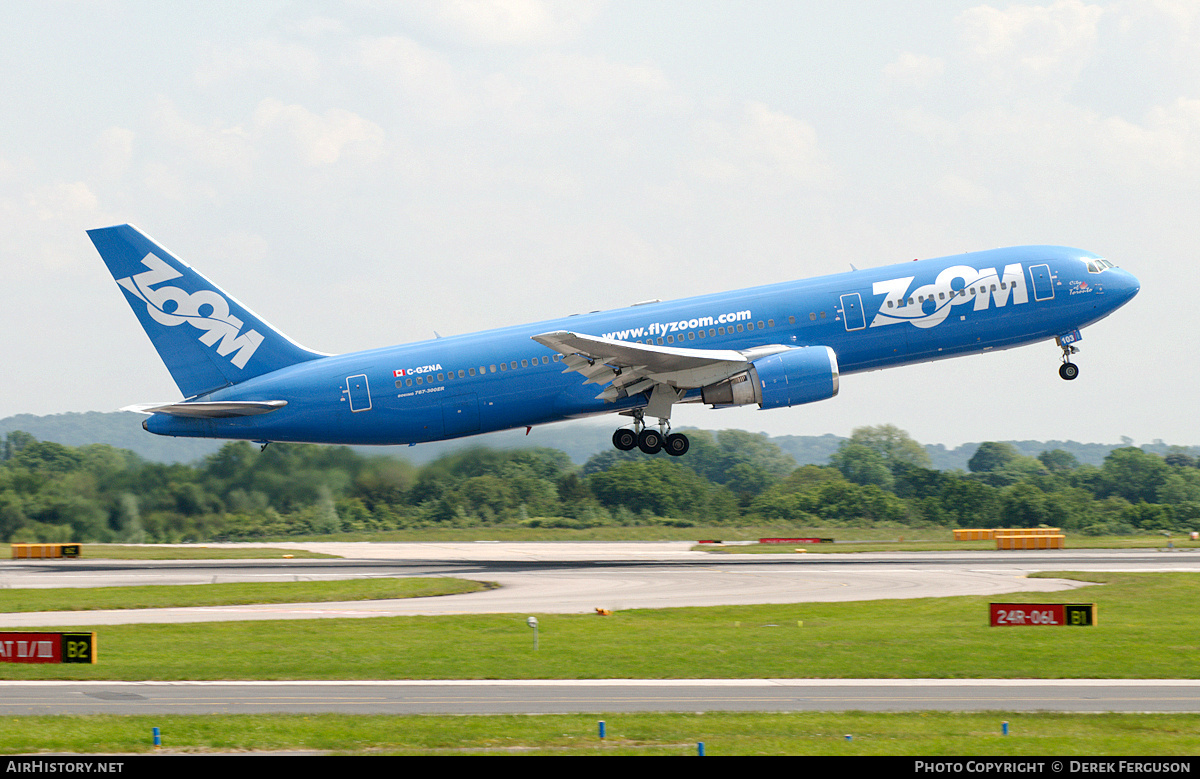 Aircraft Photo of C-GZNA | Boeing 767-306/ER | Zoom Airlines | AirHistory.net #647387