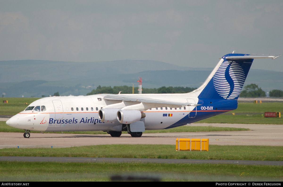 Aircraft Photo of OO-DJX | British Aerospace Avro 146-RJ85 | Brussels Airlines | AirHistory.net #647388