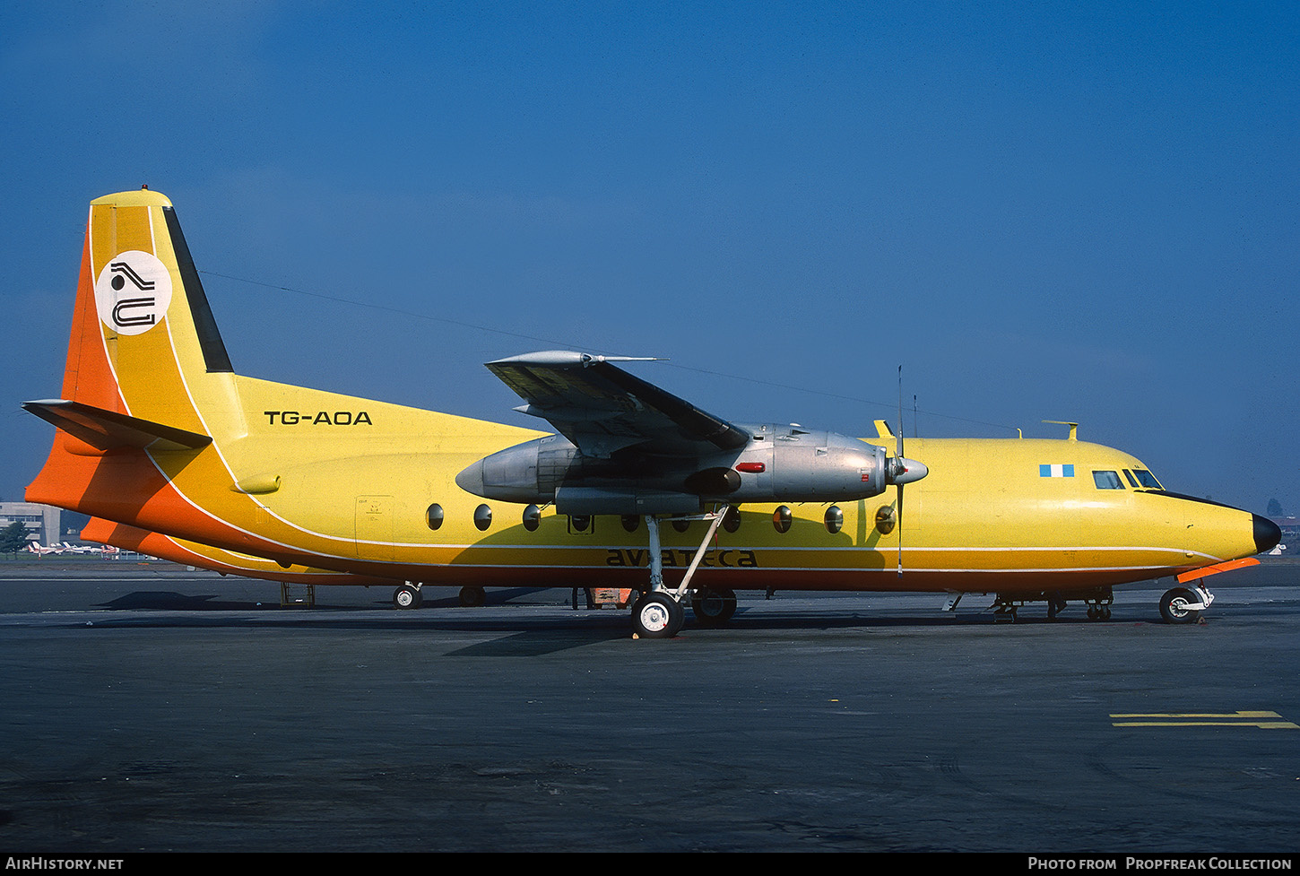 Aircraft Photo of TG-AOA | Fokker F27-200 Friendship | Aviateca | AirHistory.net #647398