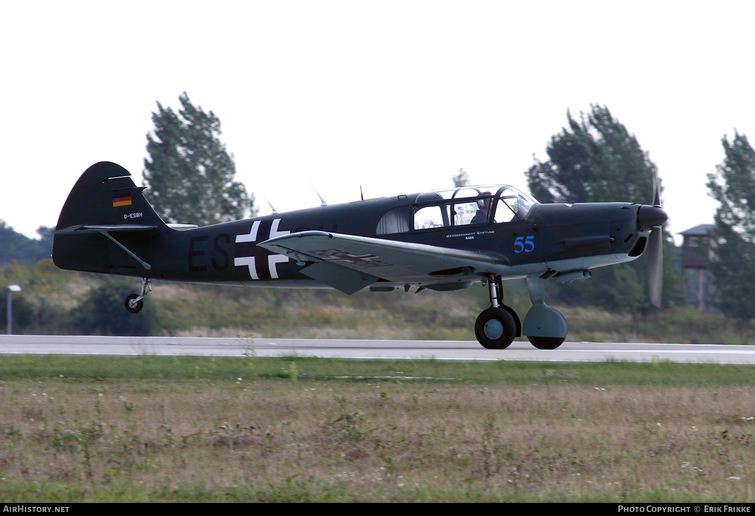 Aircraft Photo of D-ESBH | Messerschmitt Bf-108 Taifun | Germany - Air Force | AirHistory.net #647400