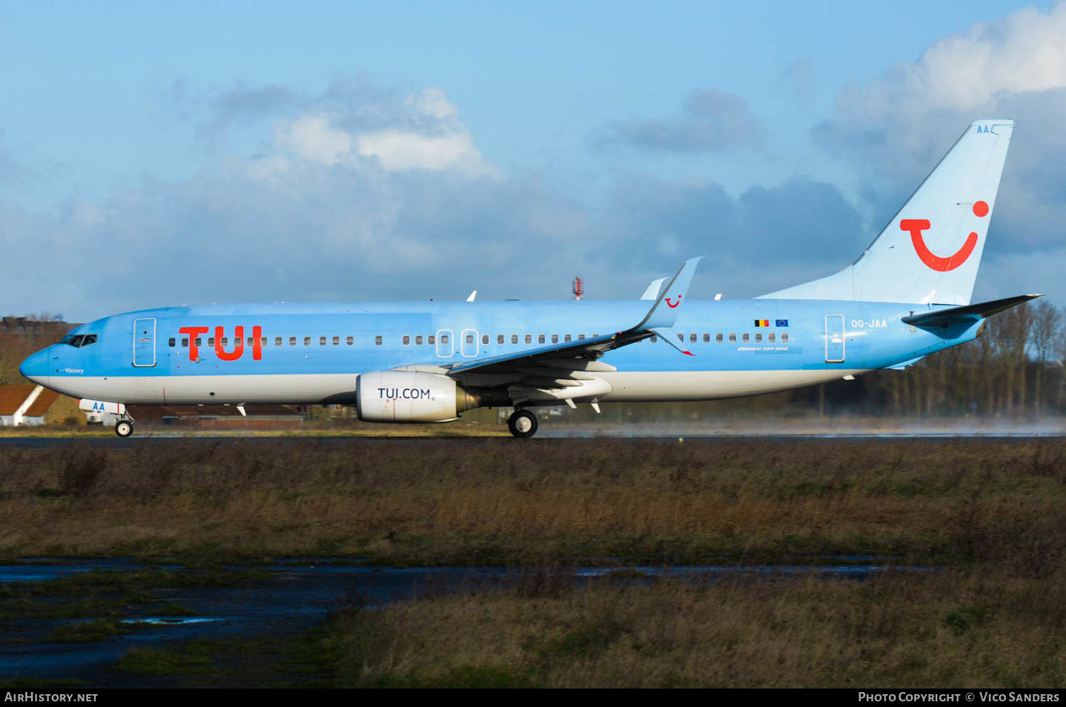 Aircraft Photo of OO-JAA | Boeing 737-8BK | TUI | AirHistory.net #647414