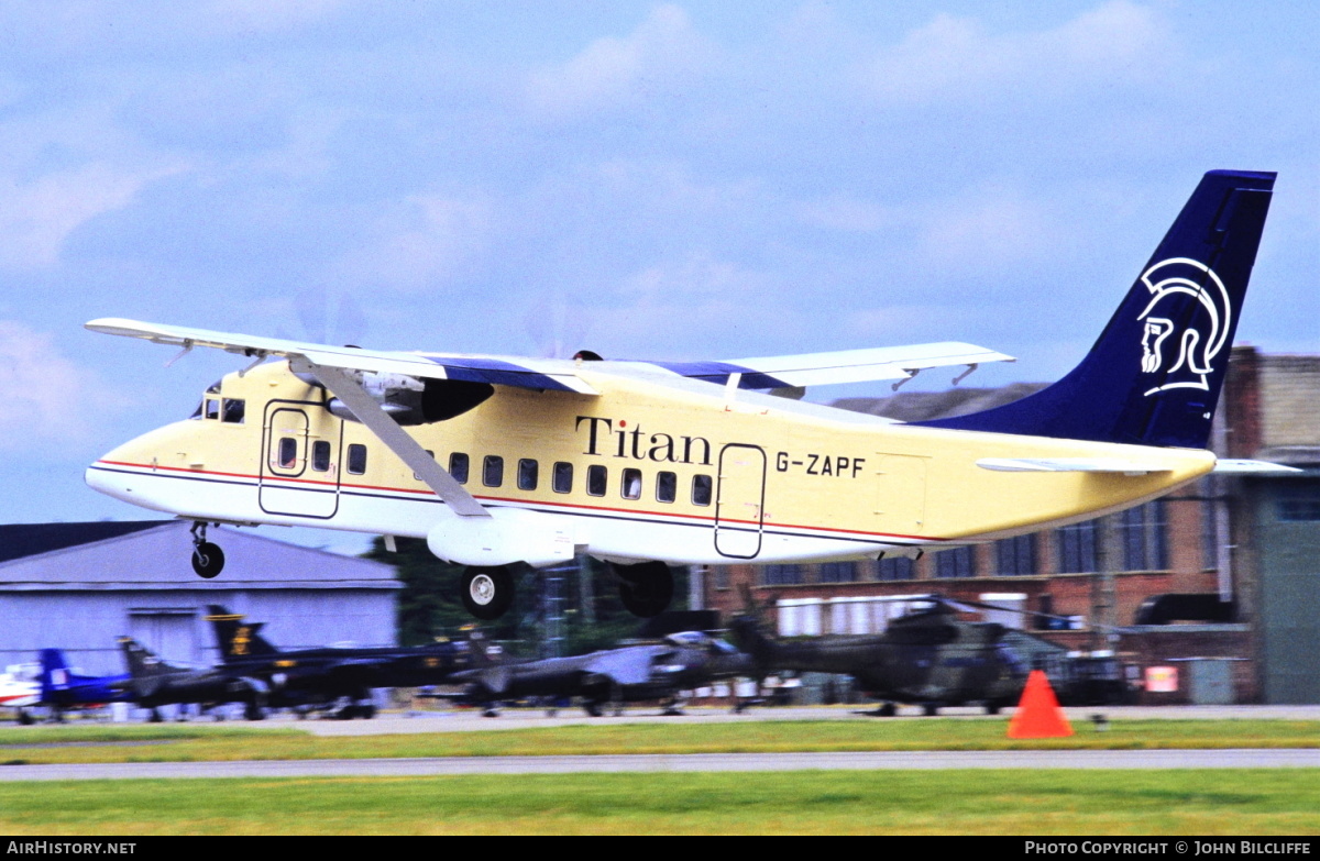 Aircraft Photo of G-ZAPF | Short 360-300 | Titan Airways | AirHistory.net #647419
