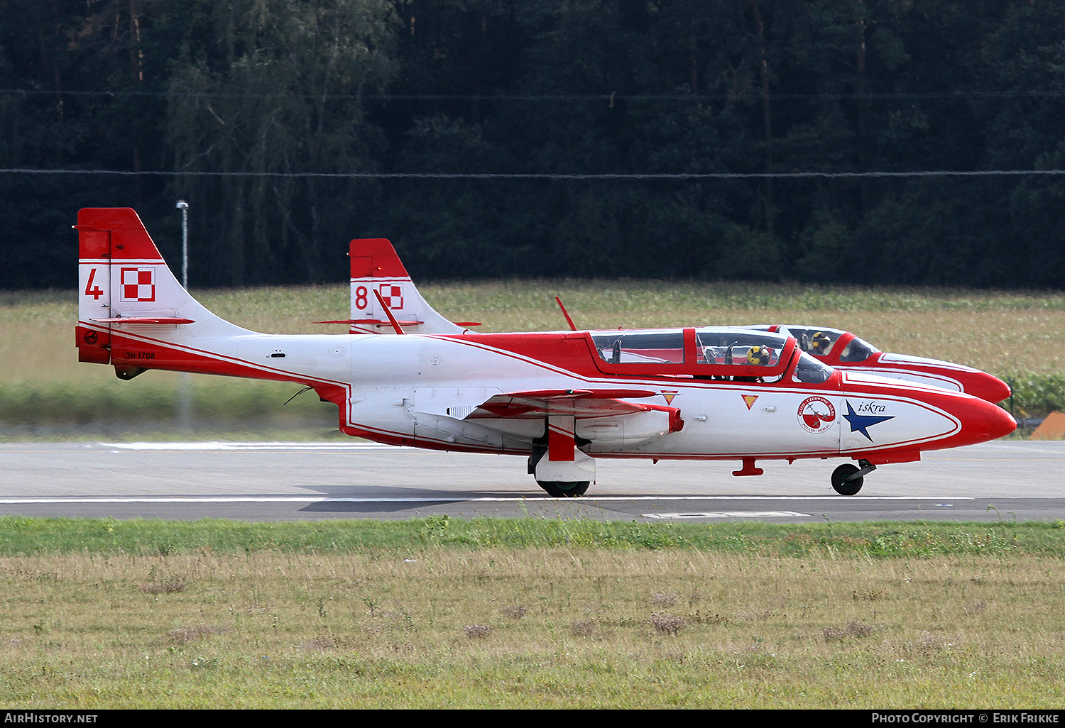 Aircraft Photo of 1708 | PZL-Mielec TS-11 Iskra bis DF | Poland - Air Force | AirHistory.net #647431