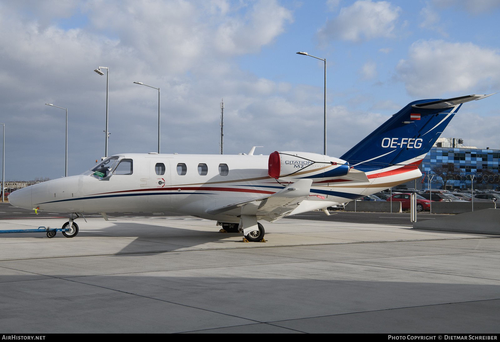 Aircraft Photo of OE-FEG | Cessna 525 CitationJet M2 | AirHistory.net #647432