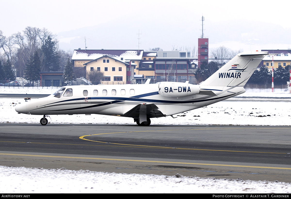 Aircraft Photo of 9A-DWA | Cessna 525A CitationJet CJ2+ | WinAir | AirHistory.net #647438