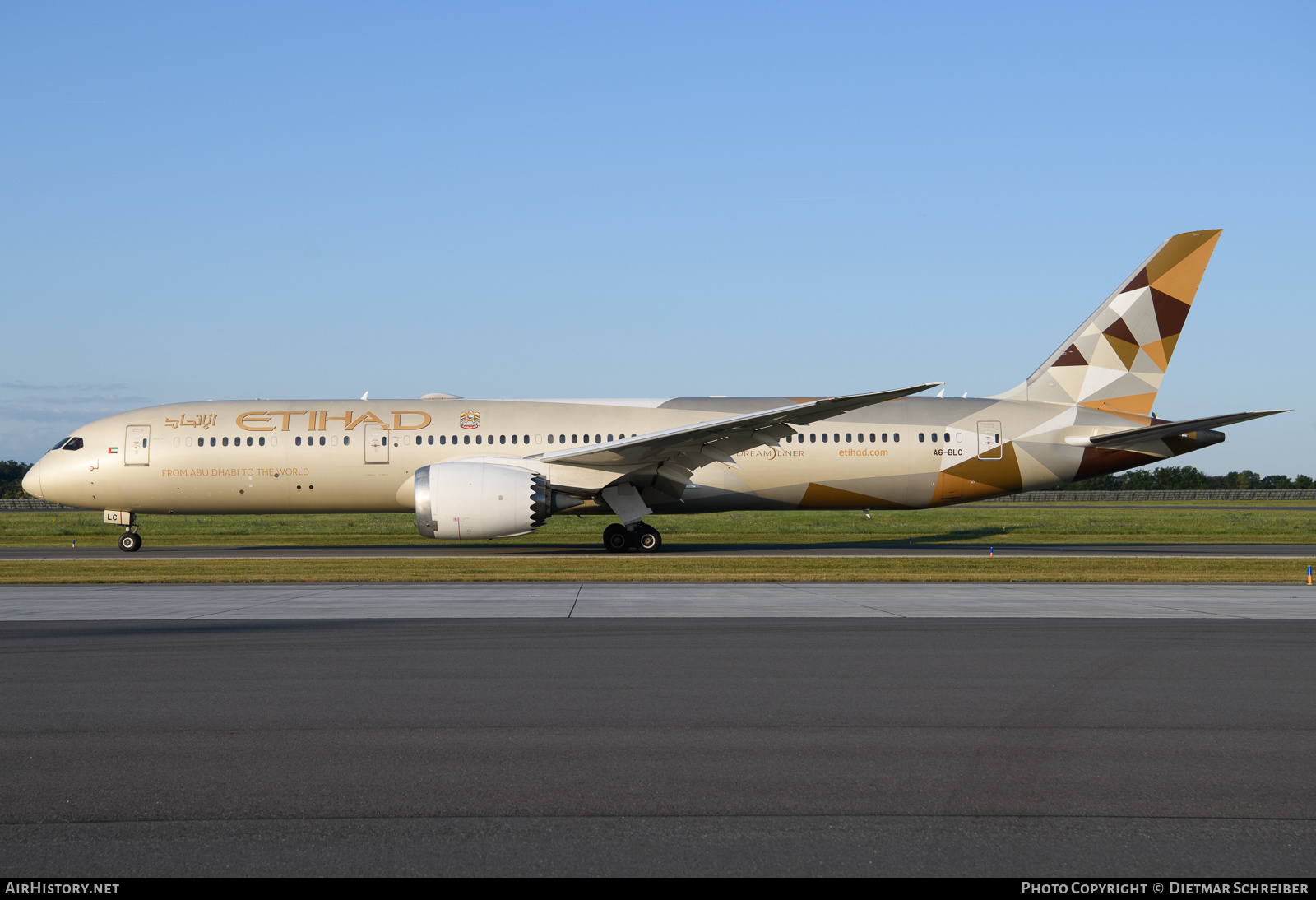 Aircraft Photo of A6-BLC | Boeing 787-8 Dreamliner | Etihad Airways | AirHistory.net #647456
