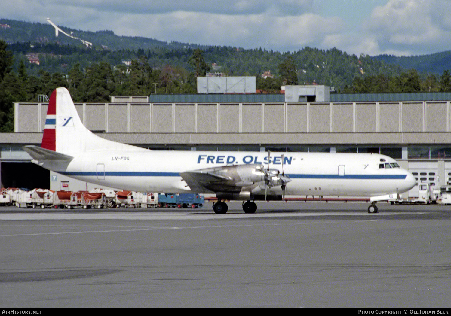 Aircraft Photo of LN-FOG | Lockheed L-188A(F) Electra | Fred. Olsen | AirHistory.net #647475