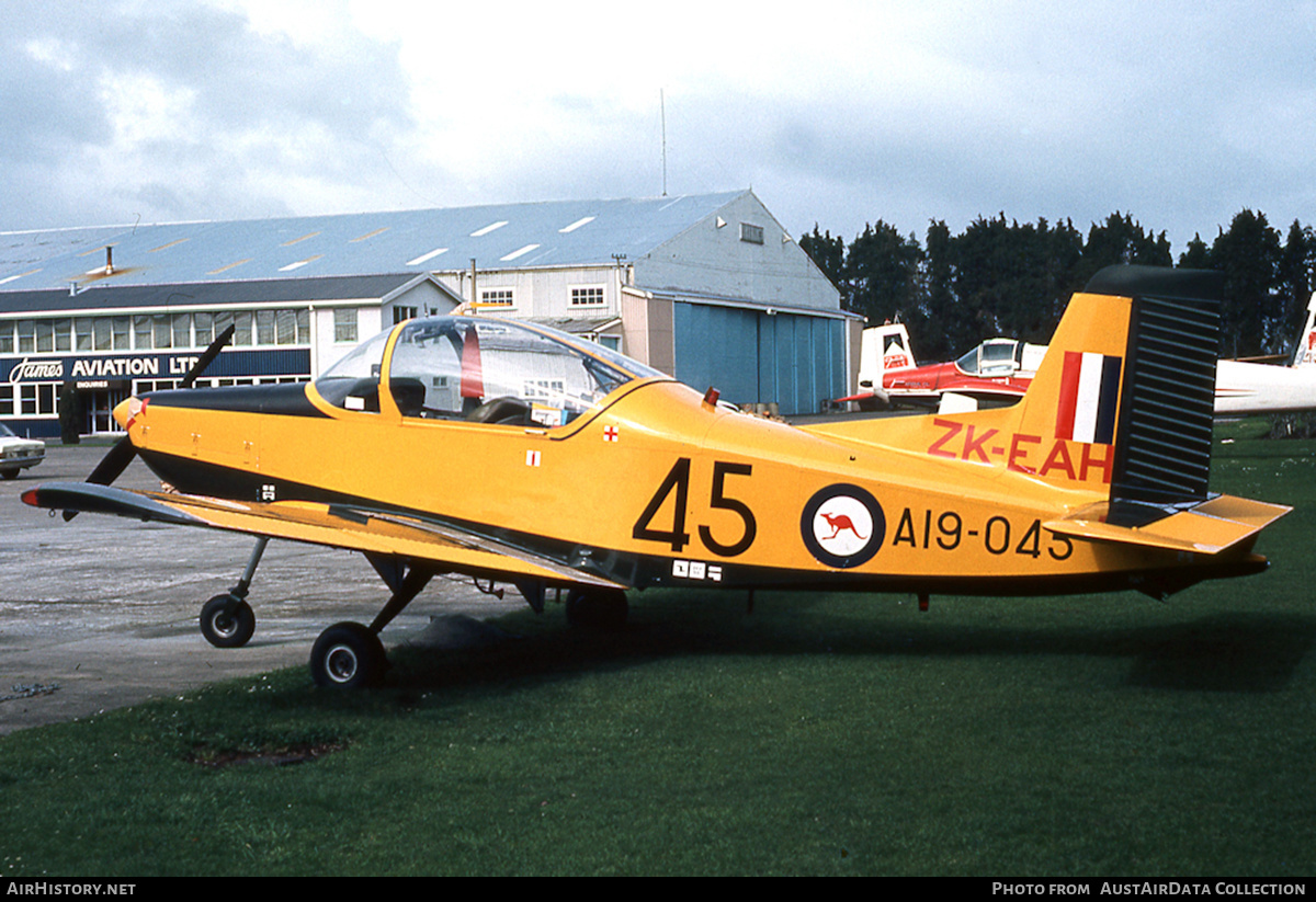 Aircraft Photo of ZK-EAH / A19-045 | New Zealand CT-4A Airtrainer | Australia - Air Force | AirHistory.net #647520