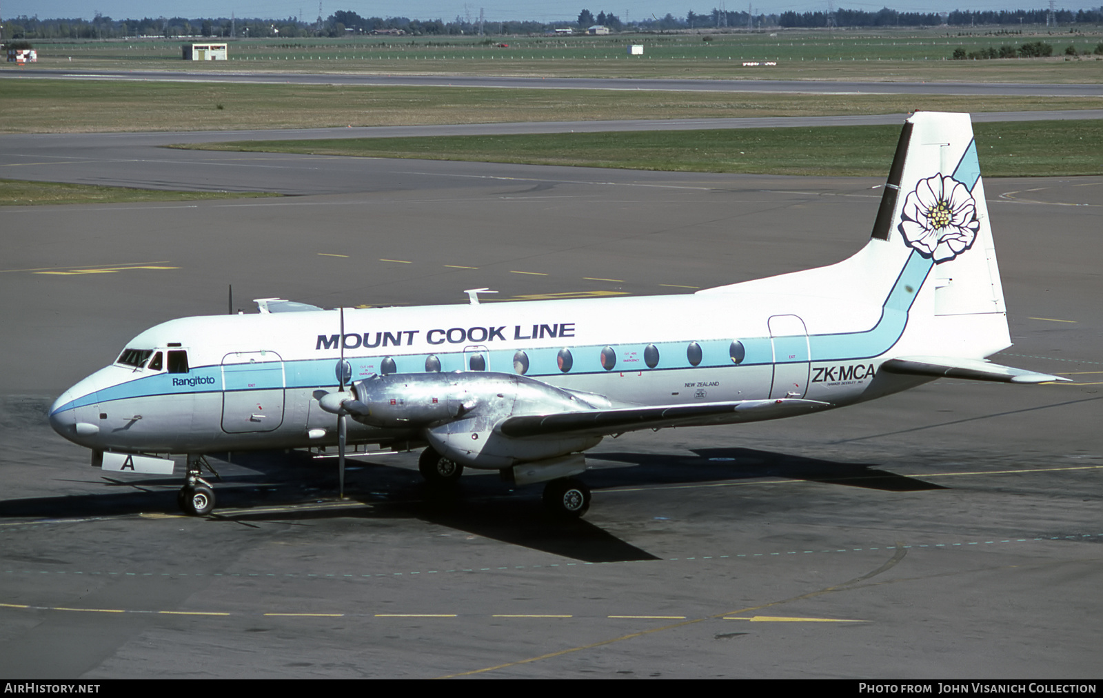 Aircraft Photo of ZK-MCA | Hawker Siddeley HS-748 Srs2/242 | Mount Cook Airline | AirHistory.net #647543
