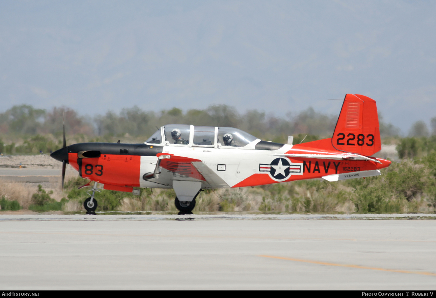 Aircraft Photo of 162283 / 2283 | Beech T-34C Turbo Mentor (45) | USA - Navy | AirHistory.net #647599