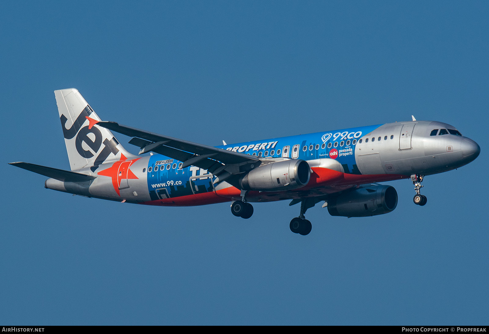 Aircraft Photo of 9V-JSH | Airbus A320-232 | Jetstar Airways | AirHistory.net #647607