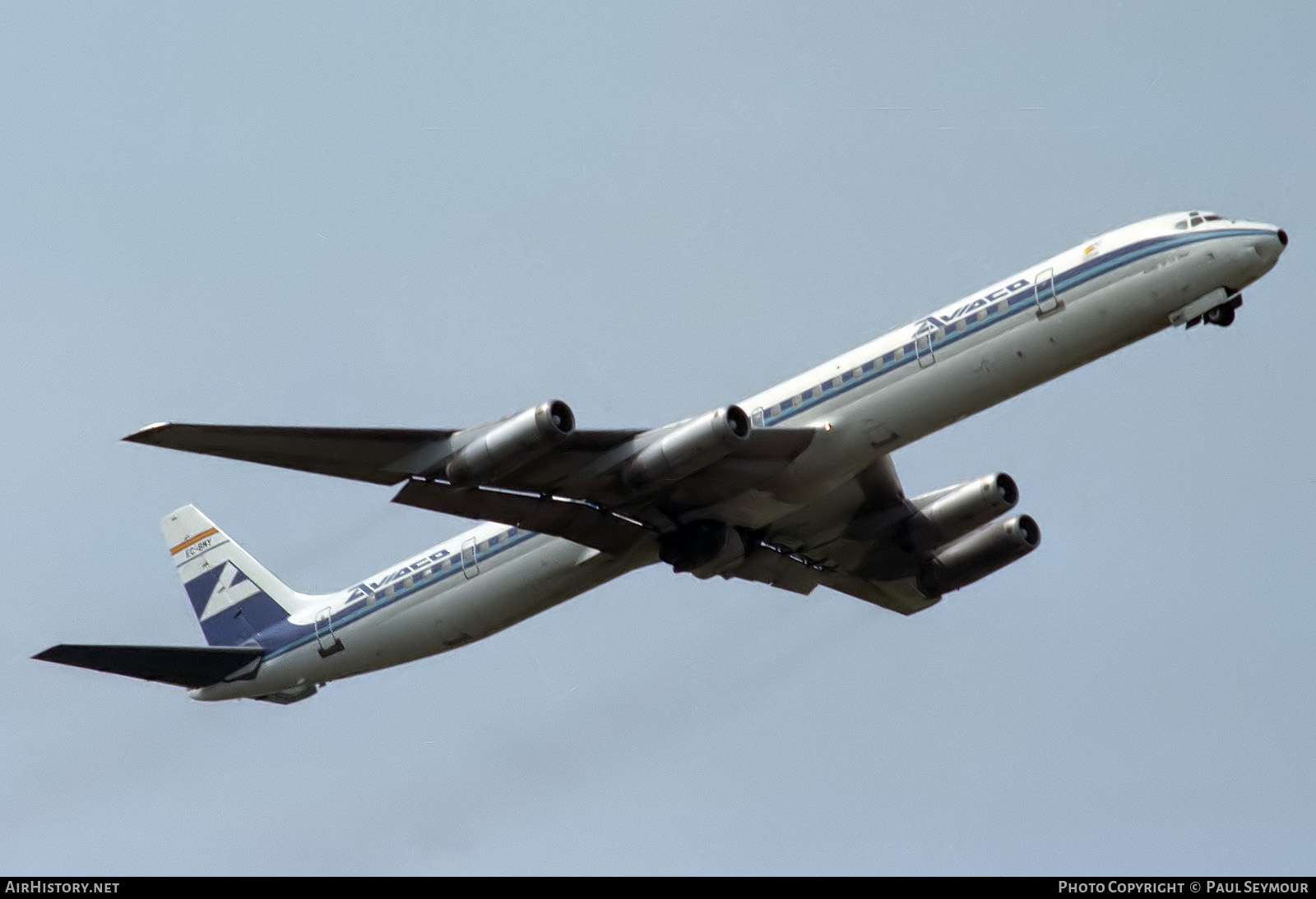 Aircraft Photo of EC-BMY | McDonnell Douglas DC-8-63 | Aviaco | AirHistory.net #647614