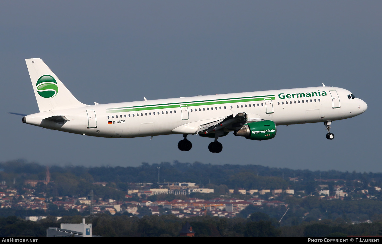 Aircraft Photo of D-ASTV | Airbus A321-211 | Germania | AirHistory.net #647615