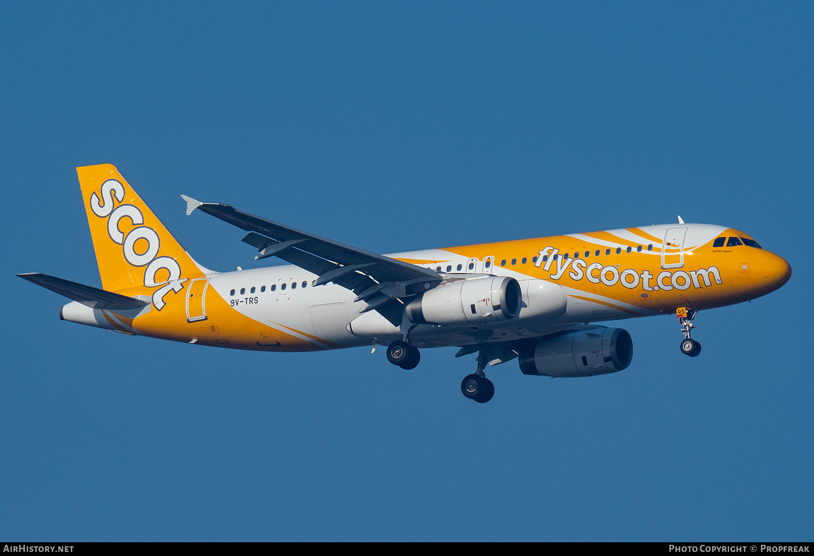 Aircraft Photo of 9V-TRS | Airbus A320-232 | Scoot | AirHistory.net #647619