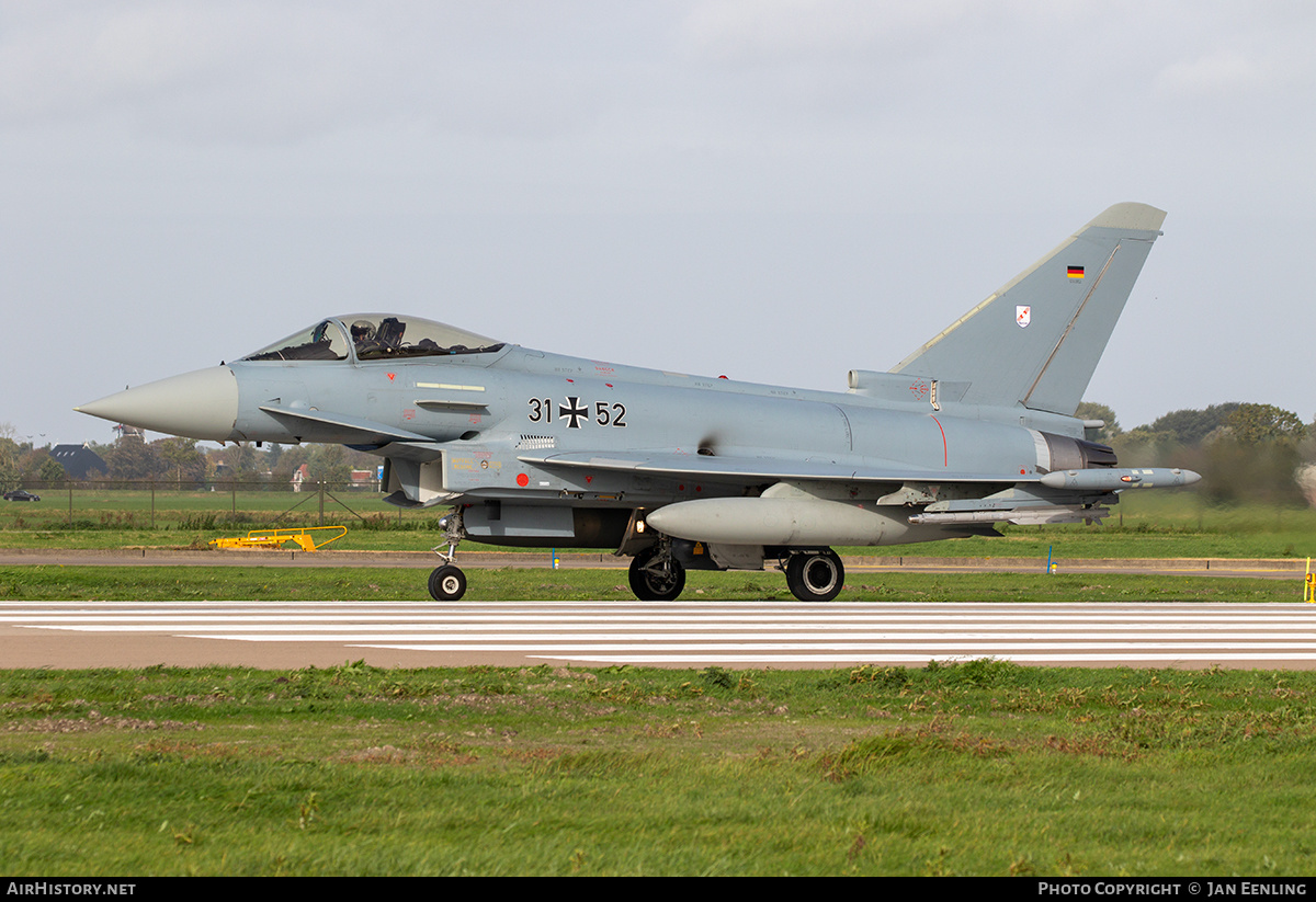 Aircraft Photo of 3152 | Eurofighter EF-2000 Typhoon S | Germany - Air Force | AirHistory.net #647634