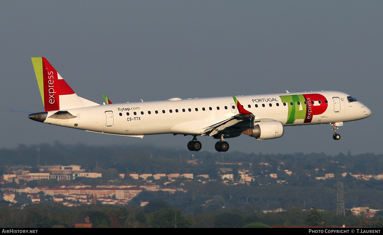 Aircraft Photo of CS-TTX | Embraer 195AR (ERJ-190-200IGW) | TAP Air Portugal Express | AirHistory.net #647636