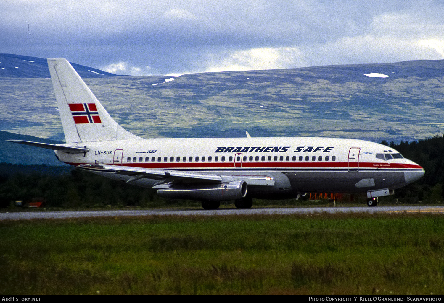 Aircraft Photo of LN-SUK | Boeing 737-205/Adv | Braathens SAFE | AirHistory.net #647645