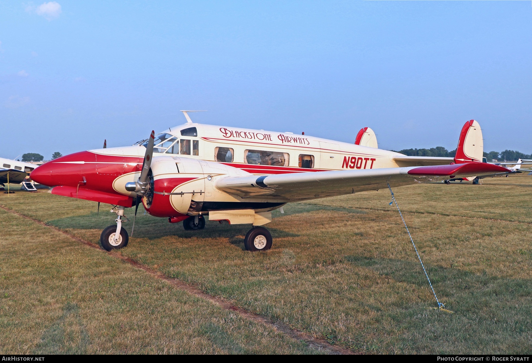 Aircraft Photo of N90TT | Beech E18S-9700/Tri-Gear | Blackstone Airways | AirHistory.net #647647