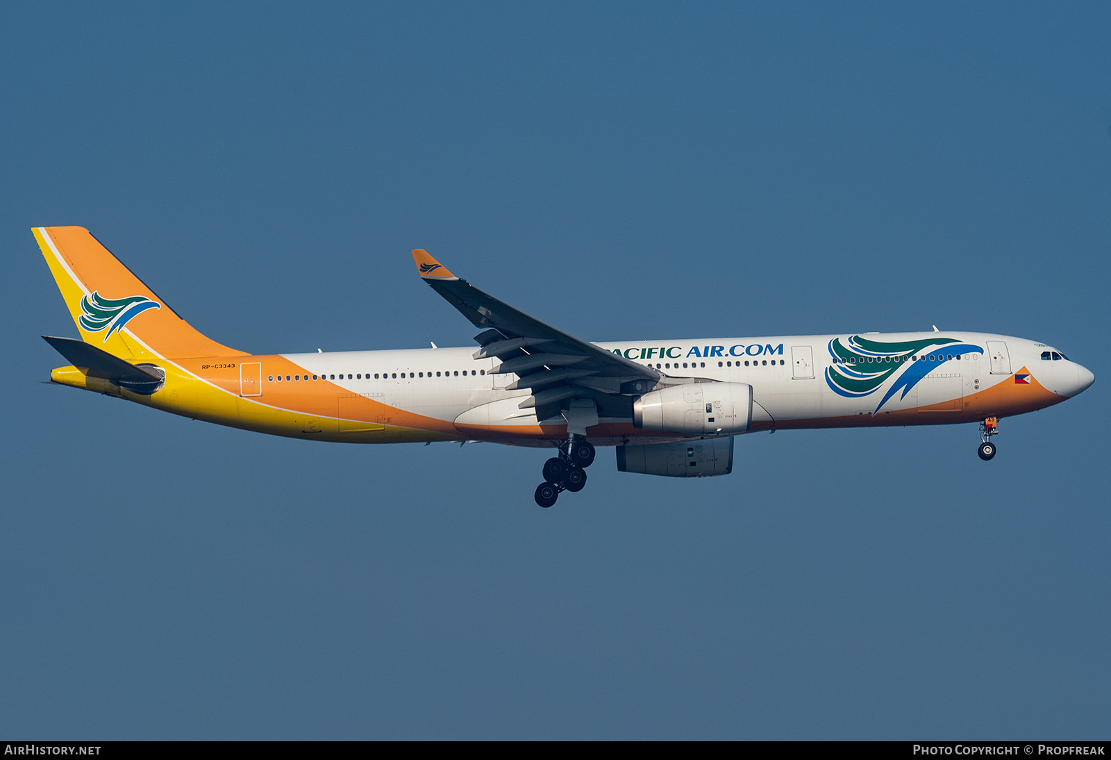 Aircraft Photo of RP-C3343 | Airbus A330-343 | Cebu Pacific Air | AirHistory.net #647664