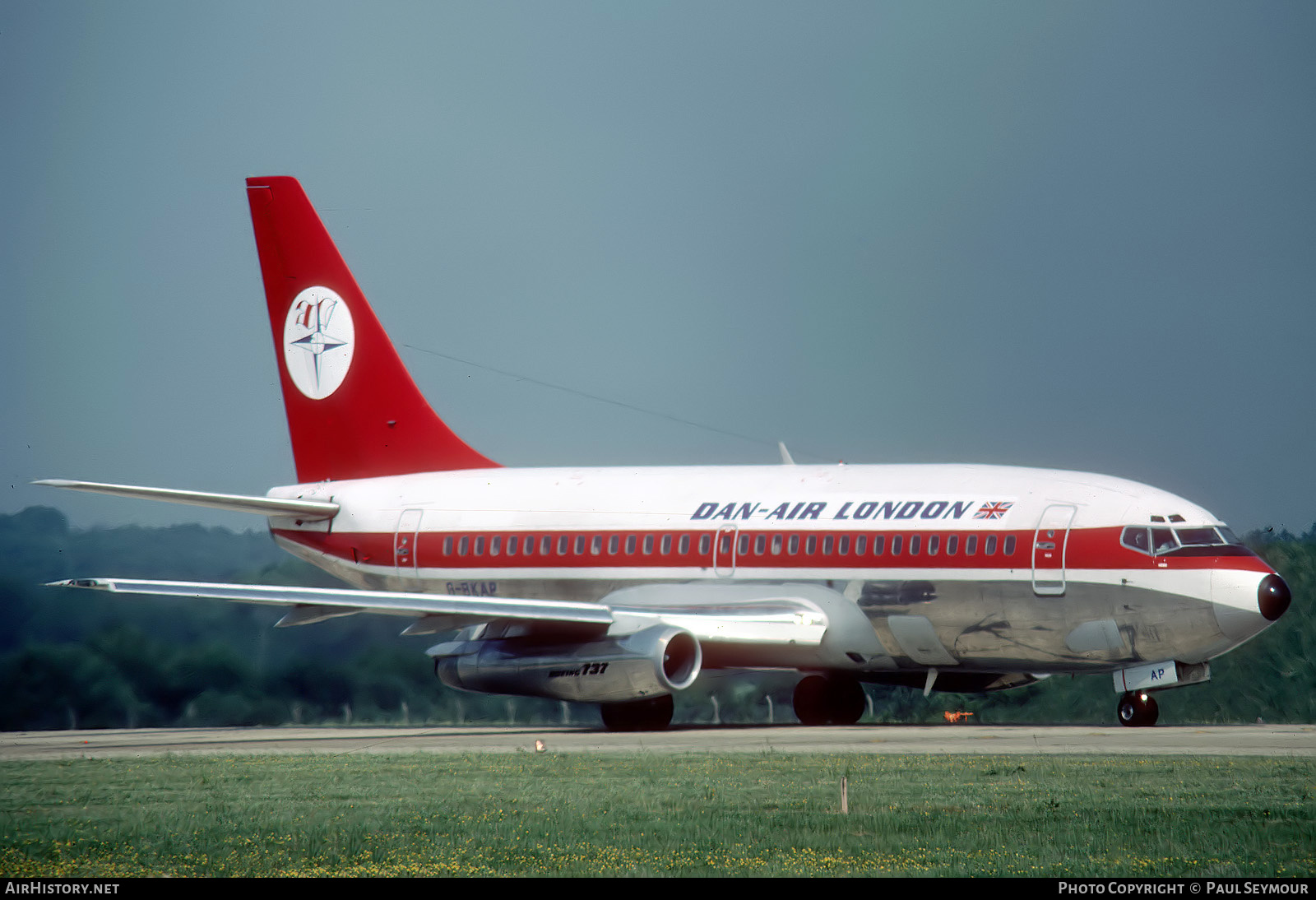 Aircraft Photo of G-BKAP | Boeing 737-2L9/Adv | Dan-Air London | AirHistory.net #647671