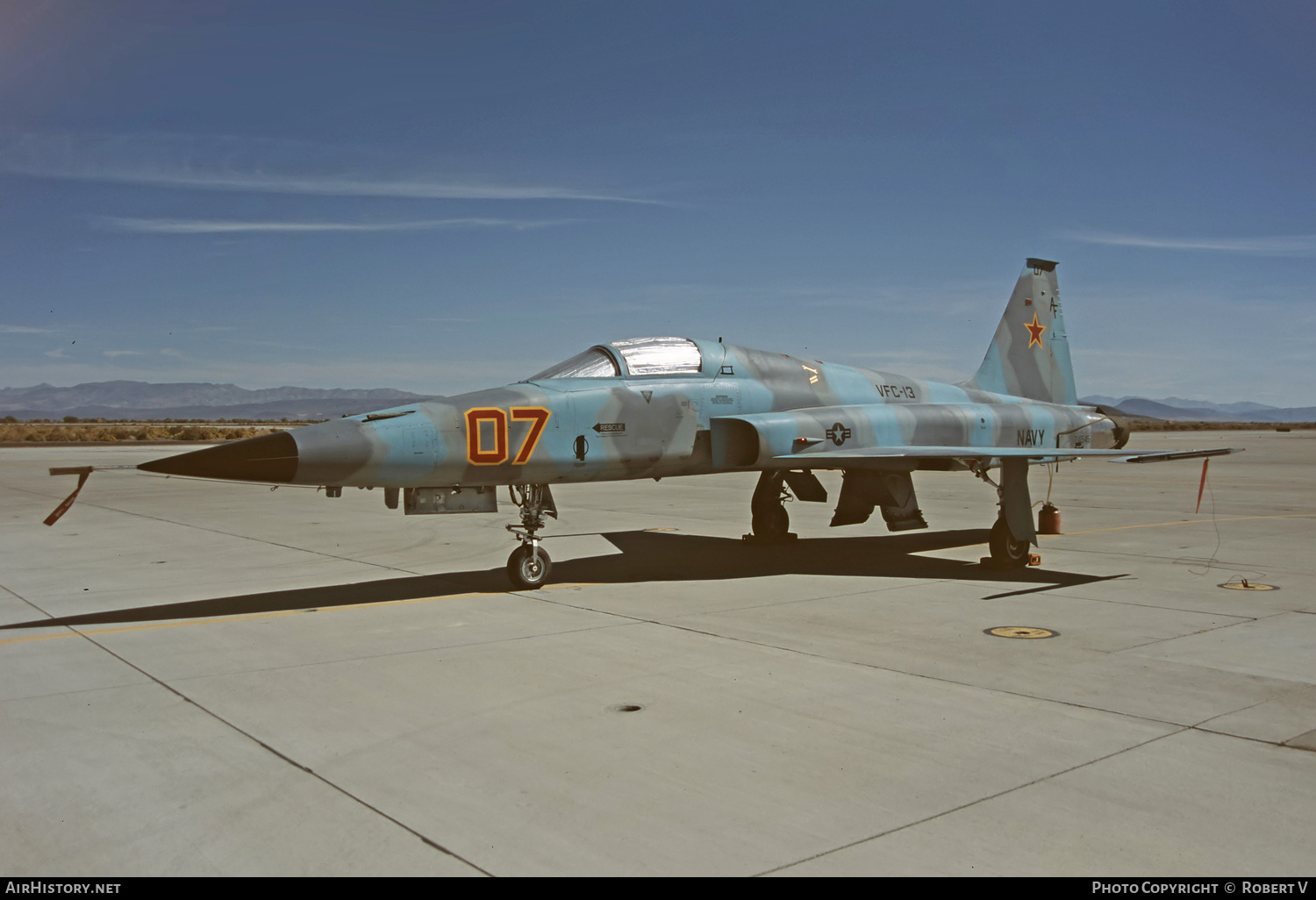 Aircraft Photo of 741545 / 07 red | Northrop F-5E Tiger II | USA - Navy | Russia - Air Force | AirHistory.net #647707