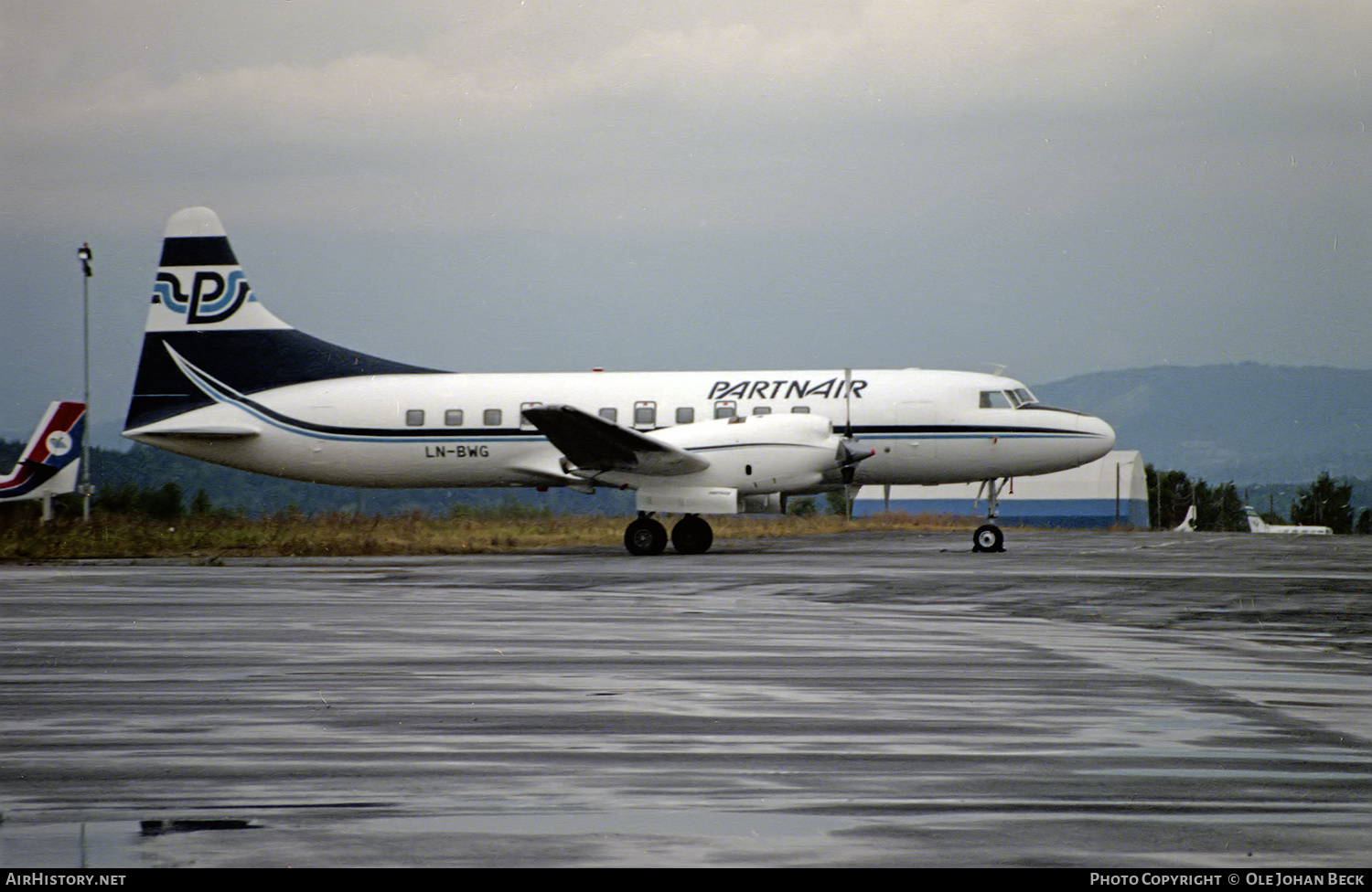 Aircraft Photo of LN-BWG | Convair 540 | Partnair | AirHistory.net #647729