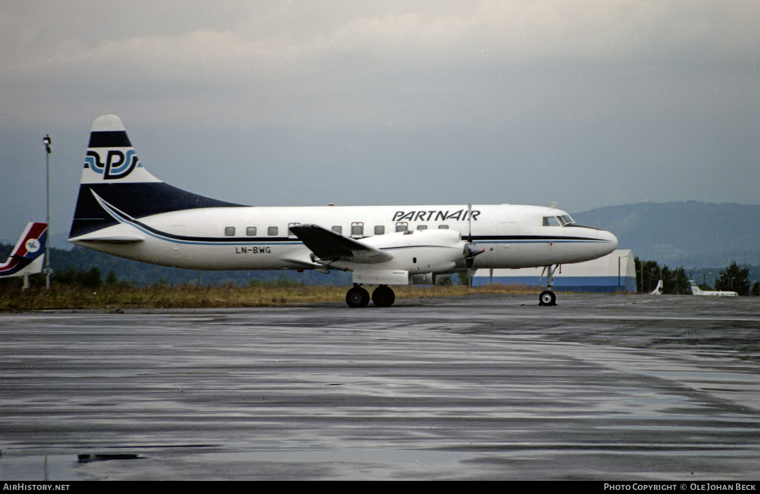 Aircraft Photo of LN-BWG | Convair 580 | Partnair | AirHistory.net #647729