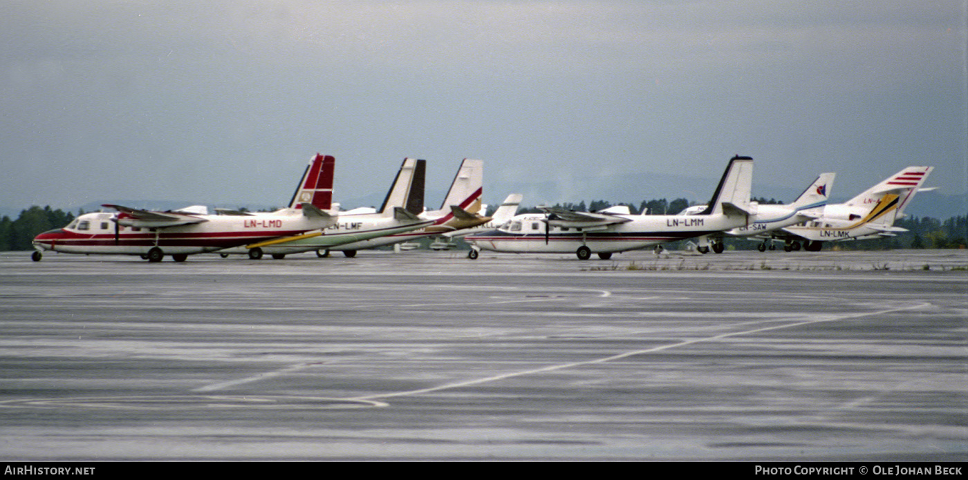 Aircraft Photo of LN-LMD | Aero Commander 680FL Grand Commander | FW - Fjellanger Widerøe | AirHistory.net #647743