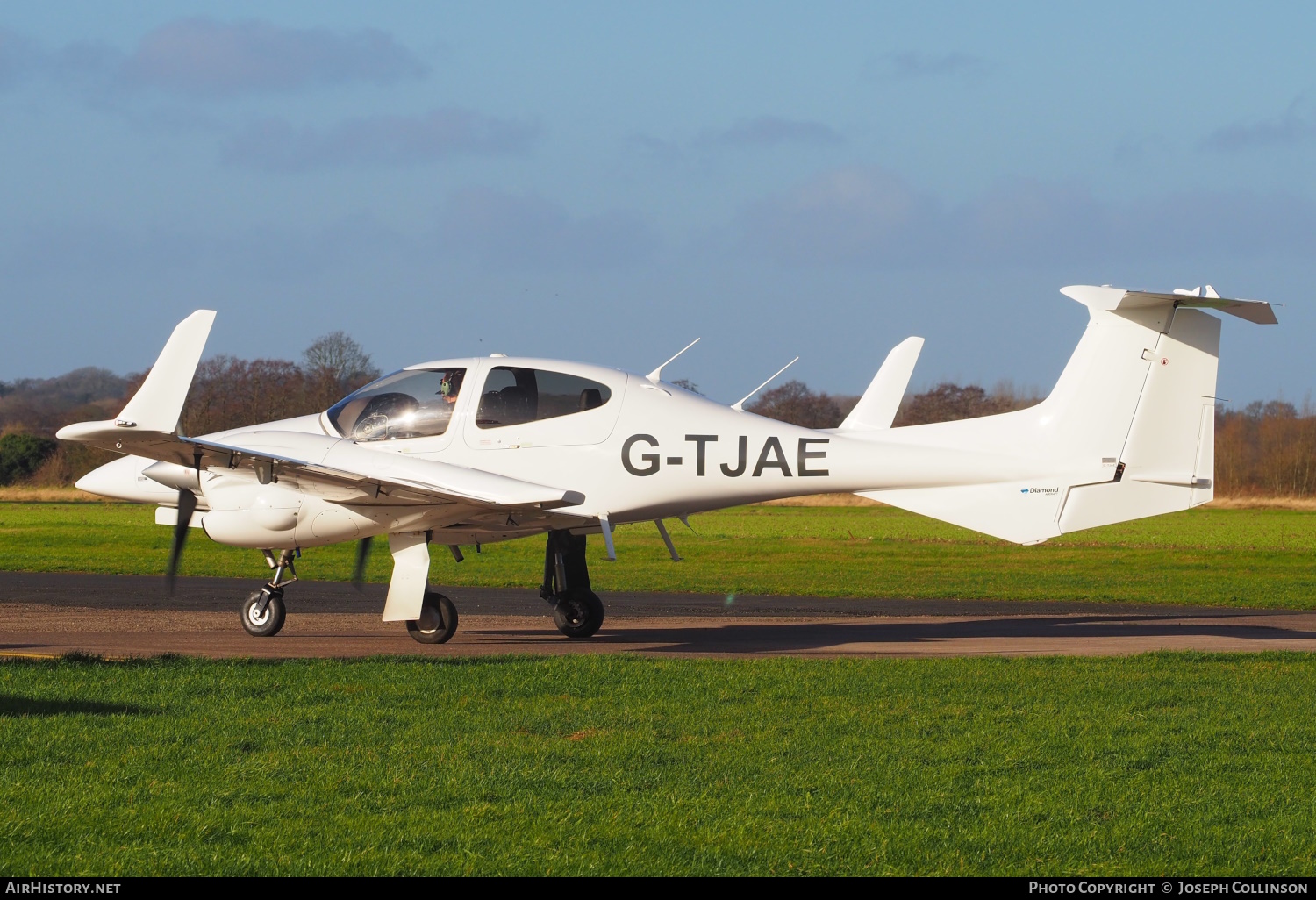 Aircraft Photo of G-TJAE | Diamond DA42 M-NG | AirHistory.net #647748