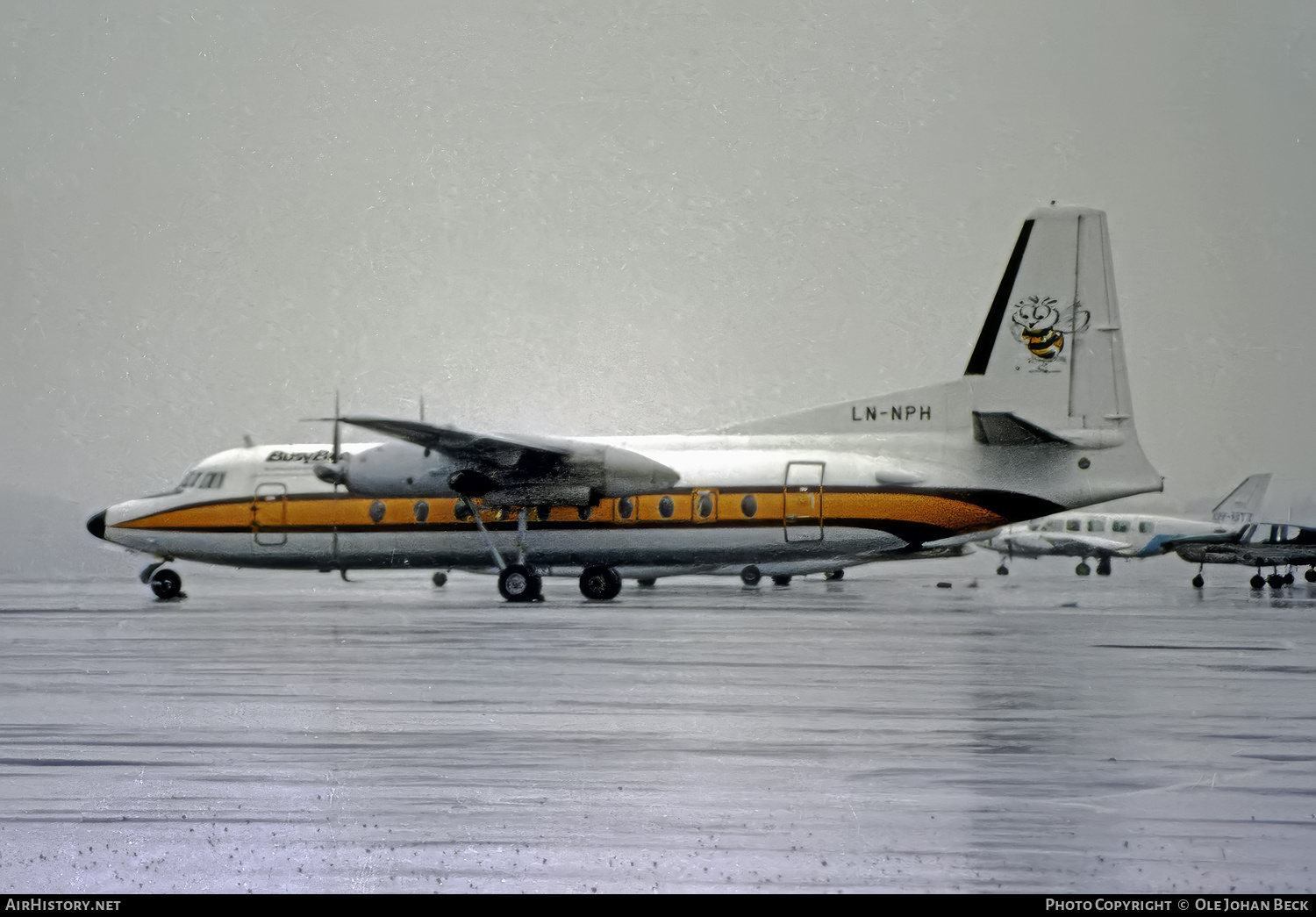 Aircraft Photo of LN-NPH | Fokker F27-300 Friendship | Busy Bee of Norway | AirHistory.net #647787