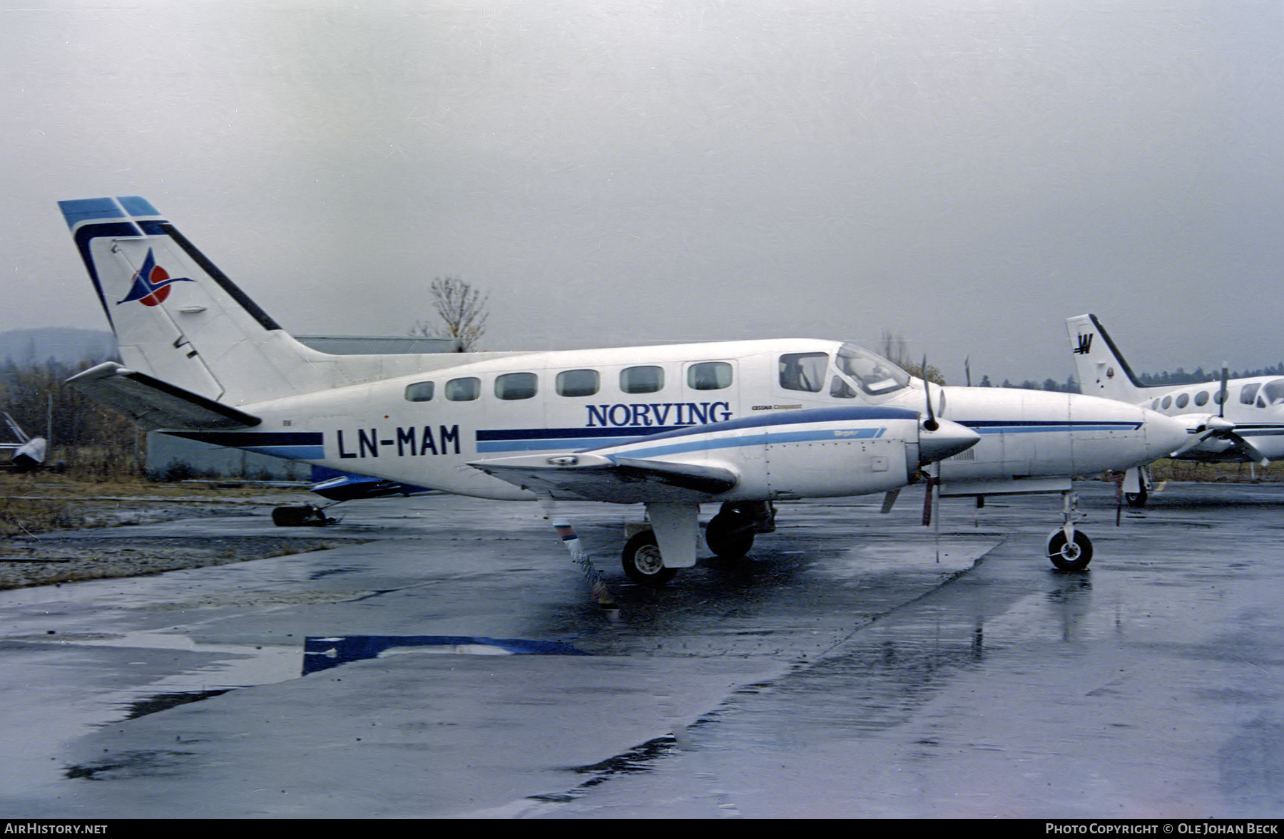 Aircraft Photo of LN-MAM | Cessna 441 Conquest | Norving | AirHistory.net #647800