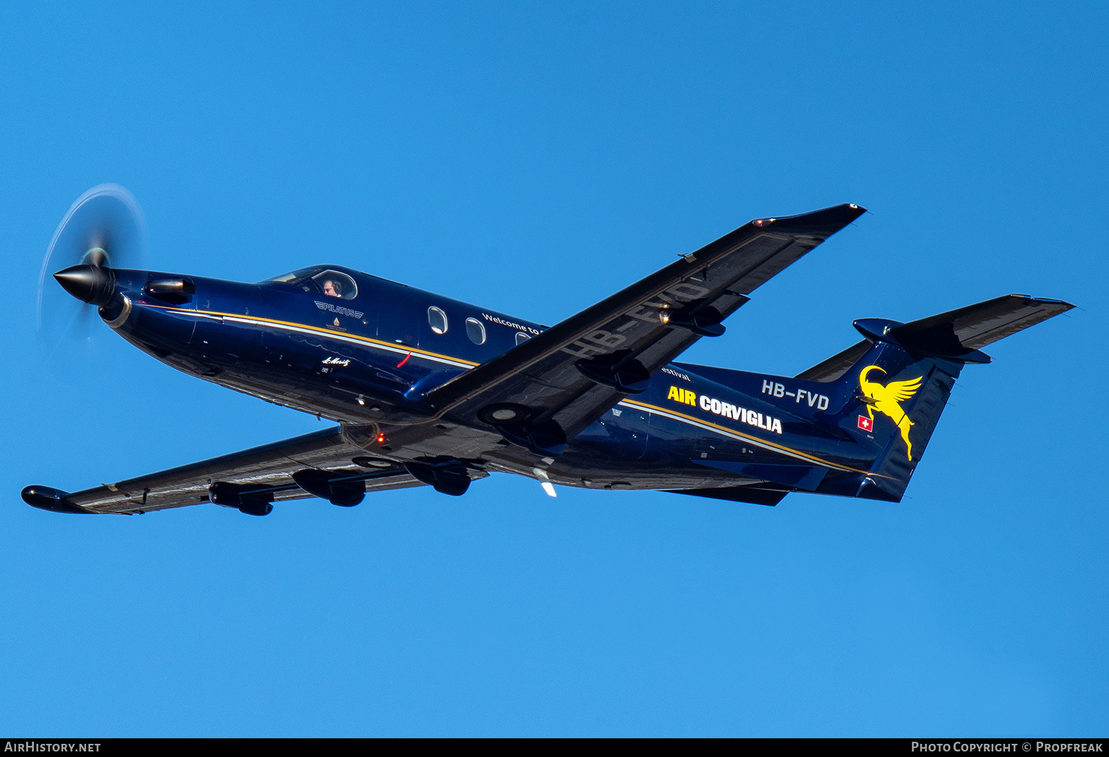 Aircraft Photo of HB-FVD | Pilatus PC-12NG (PC-12/47E) | Air Corviglia | AirHistory.net #647807